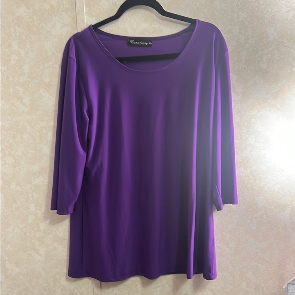 Creation Women's Purple Top